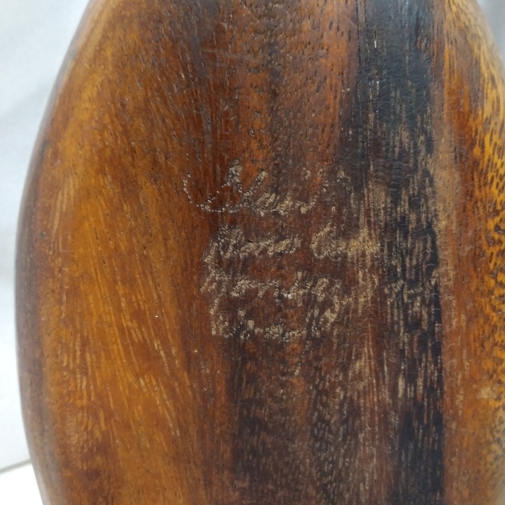 Hand Made Monkey Wood Carved Wooden Bowl Pineapple Dish Vintage Tiki Bar - Picture 7 of 13